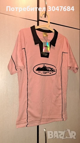 corteiz розова тениска