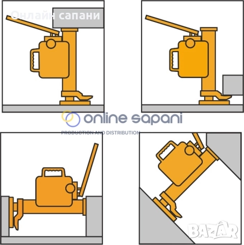 Крикове за повдигане на машини в халета, нулеви крикове, машинни крикове, крикове латерна до 50 тона, снимка 6 - Други машини и части - 26899891