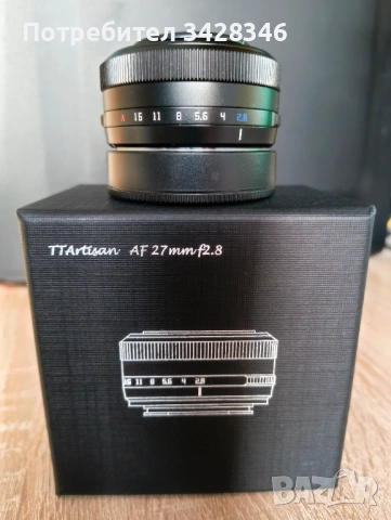 Обектив TTArtisan AF 27/2.8 за Sony E