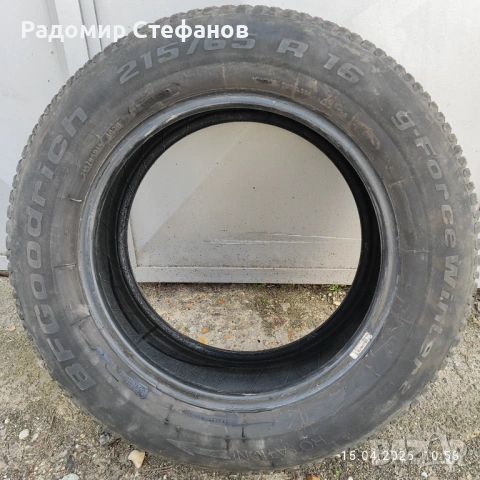 4бр. зимни гуми BFGoodrich GForce Winter 2., снимка 2 - Гуми и джанти - 54224145