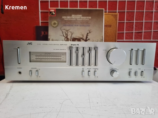 Усилвател JVC A-X40, снимка 2 - Ресийвъри, усилватели, смесителни пултове - 52308583