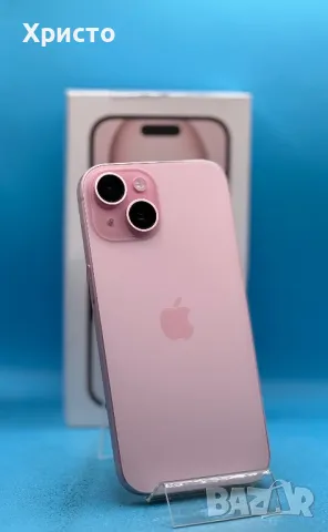 ГАРАНЦИОНЕН!!! Apple iPhone 15, 128GB, 5G, Pink, снимка 5 - Apple iPhone - 47438204