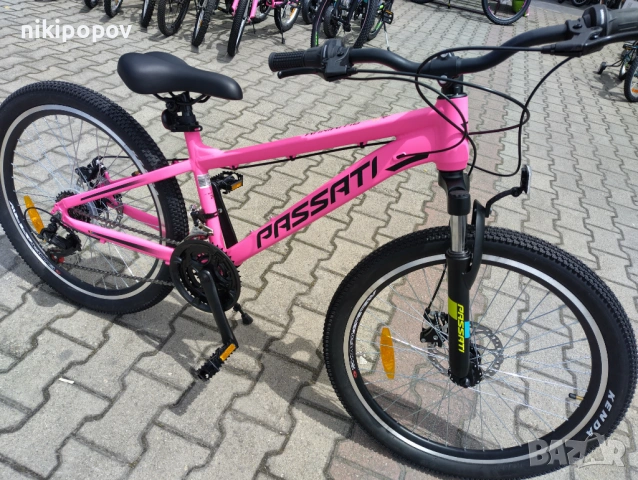 PASSATI Алуминиев велосипед 24" ALUMINIUM розов, снимка 3 - Велосипеди - 53839241