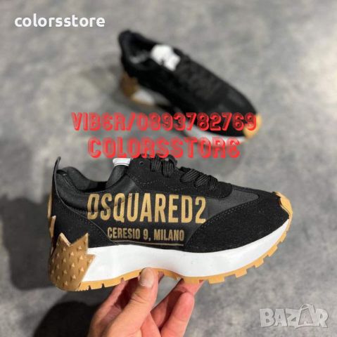 Дамски черни маратонки  Dsquared2-Br80HM