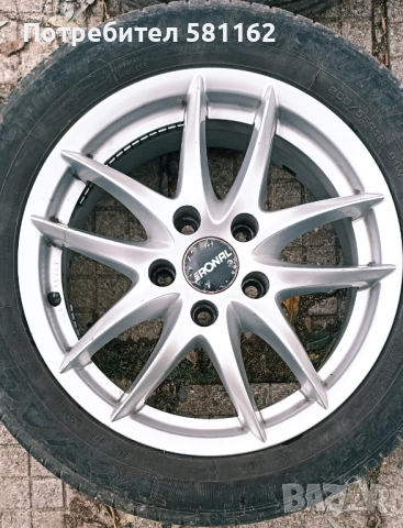 Продавам 4 броя лети джанти RONAL R46M 16" 5x112 7.0J ET49 76,0 Silver. , снимка 4 - Гуми и джанти - 52020820