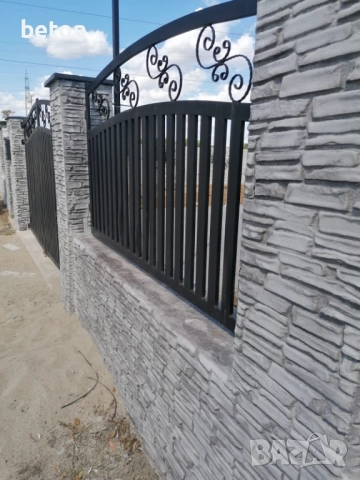 Облицовка на цокъл, огради и стени - Щамповани облицовки ВЕРТИКАЛНИ ЩАМПОВАНИ ОБЛИЦОВКИ, снимка 3 - Други ремонти - 36666909