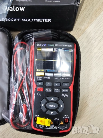 Портативен двуканален цифров осцилоскоп мултицет и генератор на сигнали 2х50MHz, снимка 3 - Друга електроника - 52118963