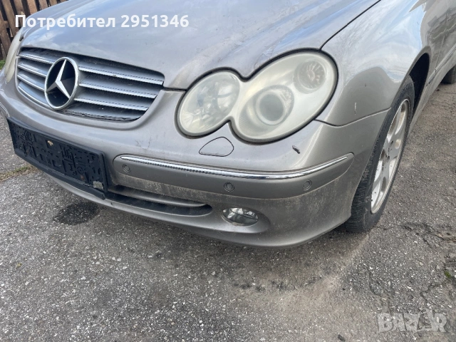 Предна броня Mercedes CLK W209 Мерцедес ЦЛК, снимка 3 - Части - 53014230
