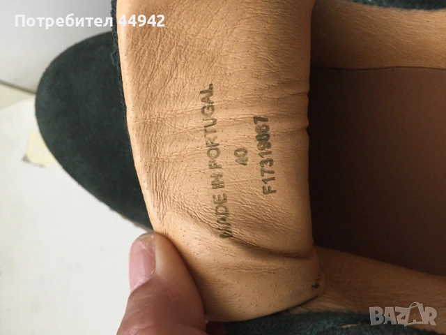 Дамски обувки от велур Samsøe Samsøe, снимка 8 - Дамски ежедневни обувки - 53925642