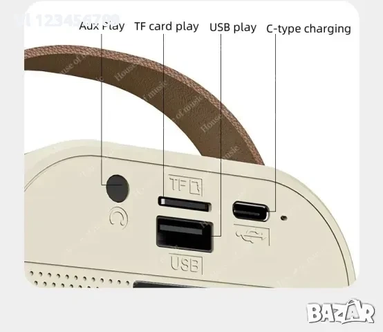 K12 Мини Bluetooth високоговорител С 2 караоке микрофона, снимка 4 - Други - 52258267