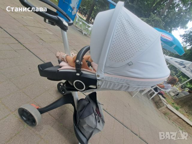 Бебешка количка Stokke V6, снимка 7 - Детски колички - 46259694