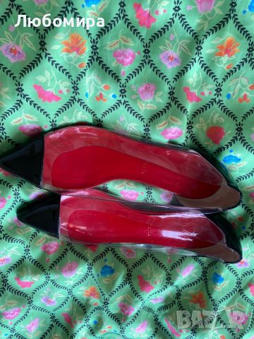 Christian Louboutin ballerina прозрачни обувки, снимка 5 - Дамски ежедневни обувки - 45161974