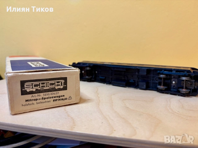 Вагон-ресторант Mitropa Schicht 1:87 HO влак, влакче, снимка 5 - Влакчета, самолети, хеликоптери - 53924707