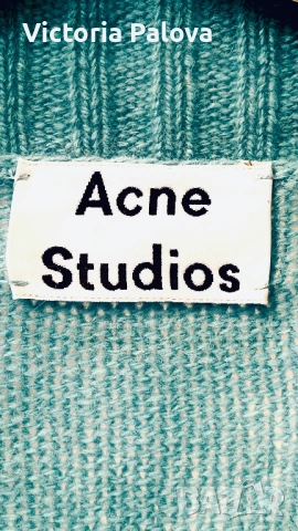 Acne Studios луксозен oversize вълнен кардиган – 100% wool, снимка 3 - Жилетки - 53764956