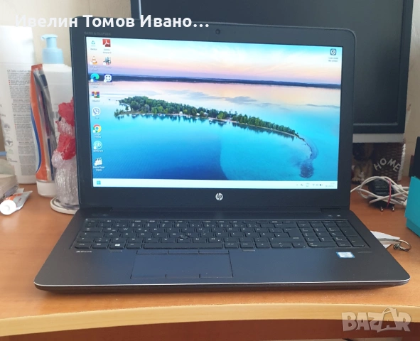 Лаптоп HP ZBook 15 G3 – 15.6″ FHD, i7, 64GB RAM, 512GB SSD, NVIDIA Quadro M1000M лаптопът е с гаранц