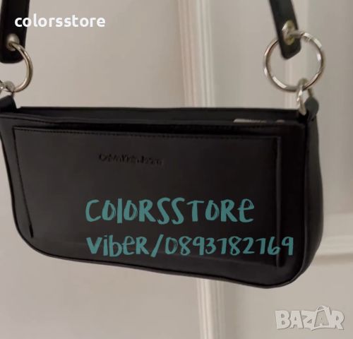 Луксозна Черна чанта Calvin Klein-SG804m, снимка 2 - Чанти - 45759968