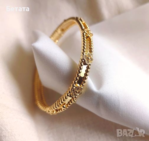 Van Cleef & Arpels VCA gold bracelet Vintage Alhambra-дамска гривна