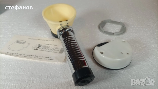 Специална осветена лупа за марки и диапозитиви на батерии, снимка 6 - Филателия - 52918535