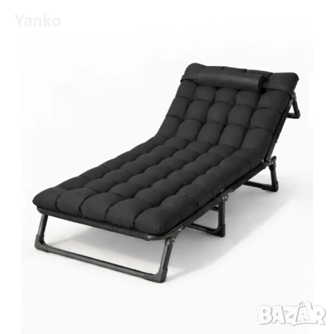 Сгъваемо къмпинг легло и шезлонг 2в1 – комфорт навсякъде, снимка 2 - Други - 53898956