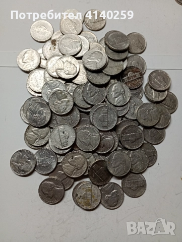 САЩ МОНЕТИ ГОЛЯМ ЛОТ 5 цента 1964 г до 2018 г , снимка 5 - Нумизматика и бонистика - 52222017