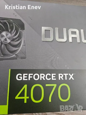 Видео карта GEFORCE RTX4070/12GB, снимка 5 - Видеокарти - 46904247