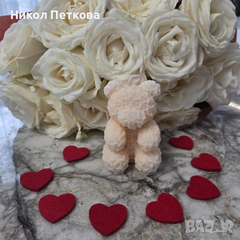 Соева свещ , снимка 4 - Ръчно изработени сувенири - 53392526