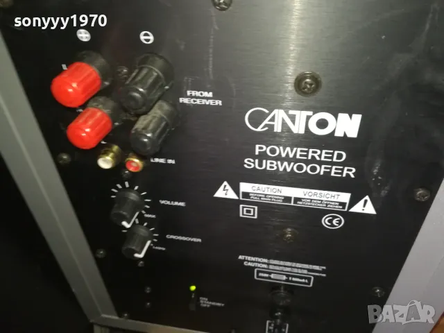 CANTON POWERD SUBWOOFER-220V-ВНОС SWISS 1003251514LNWC, снимка 9 - Тонколони - 49435553