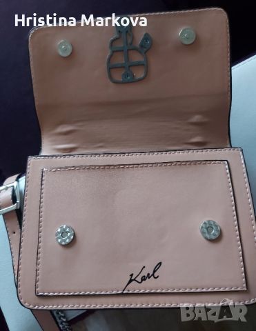Малка чанта Karl Lagerfeld , снимка 5 - Чанти - 45672496