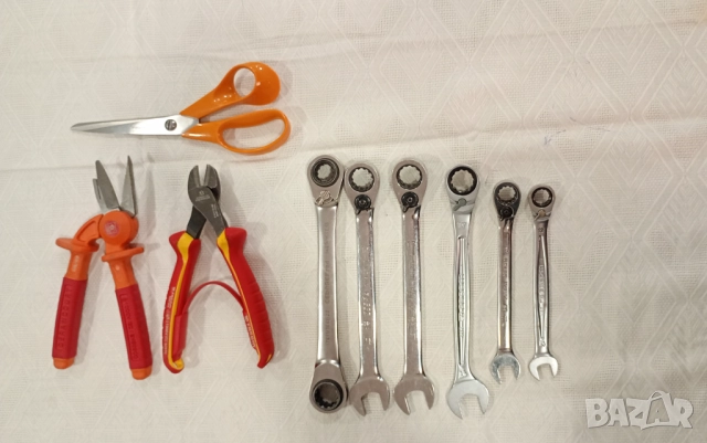 Лот от инструменти Facom, Wurth,Derancourt,Fiskars