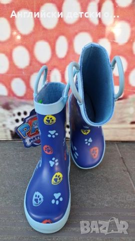 Английски детски гумени ботуши-Paw Patrol, снимка 2 - Детски боти и ботуши - 52190660