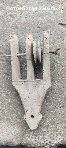 Стар дървен скрипец, снимка 4 - Антикварни и старинни предмети - 53383770