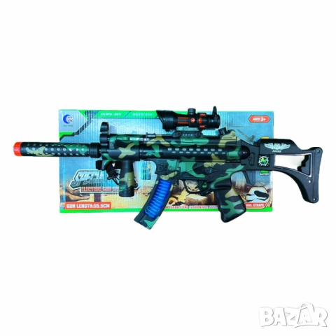 Пластмасова камуфлажна играчка със звук и светлина, снимка 2 - Други - 52032684