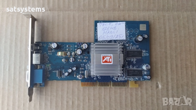 Видео карта ATi Radeon Manli 9200 SE 128MB DDR 64bit AGP