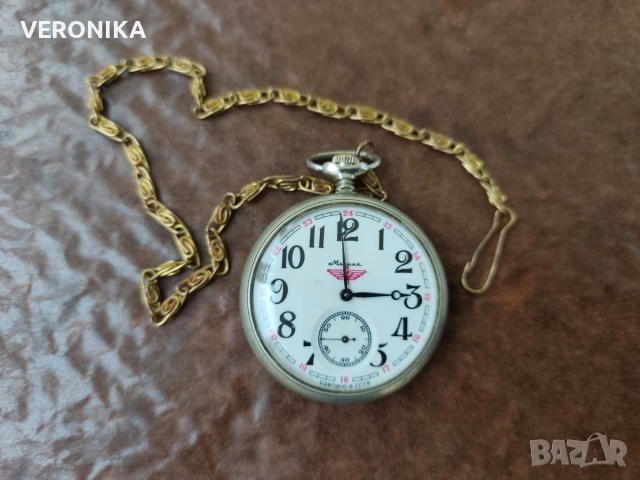 Стар Джобен часовник Молния Влак с кюстек-работи