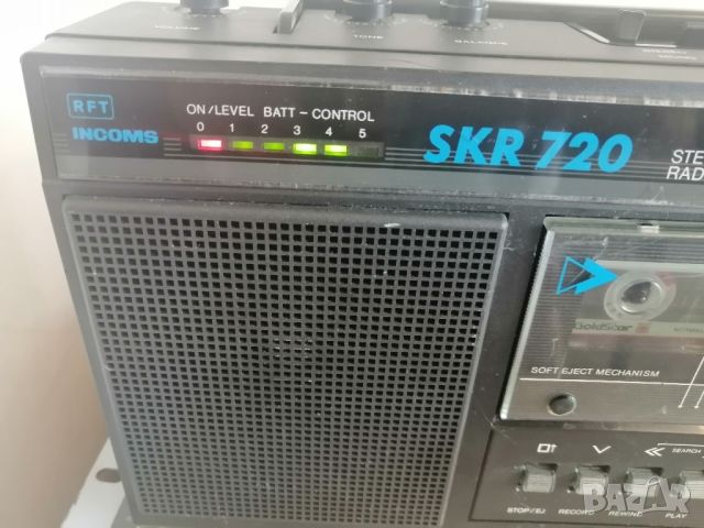 Радиокасетофон RFT INCOMS SKR 720 ИНКОМС Мездра, снимка 5 - Радиокасетофони, транзистори - 46141393