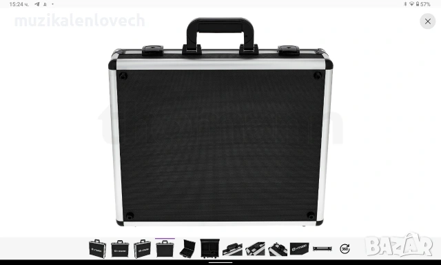 Луксозен алуминиев куфар за безжичен микрофон, снимка 3 - Микрофони - 53634026