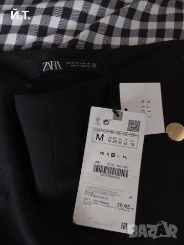  Официални къси панталони ZARA  !-М размер, снимка 1 - Къси панталони и бермуди - 45350781