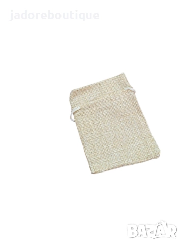 Ленена торбичка 9.5х14 см, снимка 2 - Други - 52797699