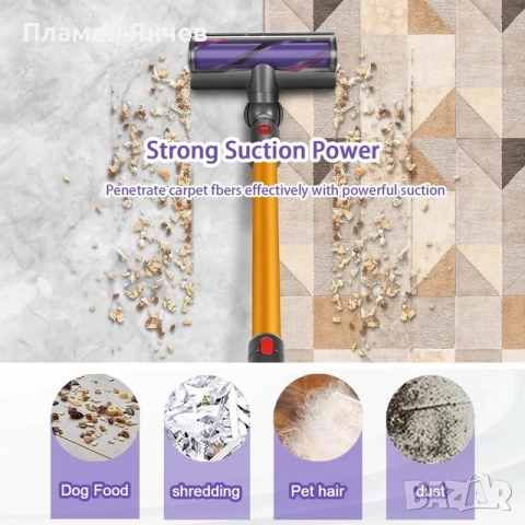 Електрическа четка за Dyson V12 Detect Slim, снимка 3 - Прахосмукачки - 52541540