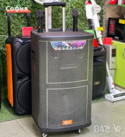 Караоке тонколона 12" NDR-512, снимка 8 - Bluetooth тонколони - 47296761