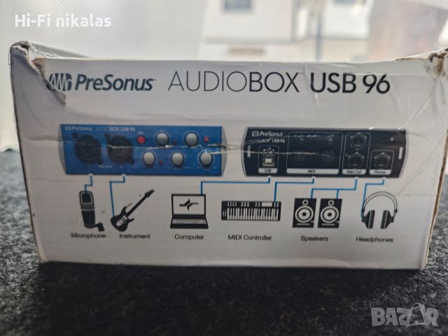 USB аудио интерфейс звукова карта PRESONUS AUDIOBOX USB 96, снимка 4 - Други - 46734788