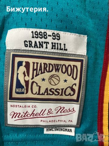 Оригинален мъжки баскетболен потник на Grand Hill 1998-1999 , снимка 6 - Спортни дрехи, екипи - 45483476