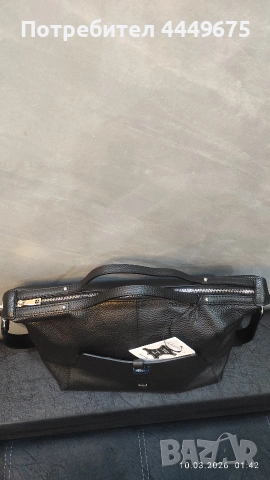 Нова дамска чанта от естествена телешка кожа, снимка 8 - Чанти - 53775703