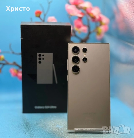 ГАРАНЦИОНЕН!!! Samsung Galaxy S24 Ultra, Dual SIM, 12GB RAM, 256GB, 5G, Titanium Grey , снимка 4 - Samsung - 53667684