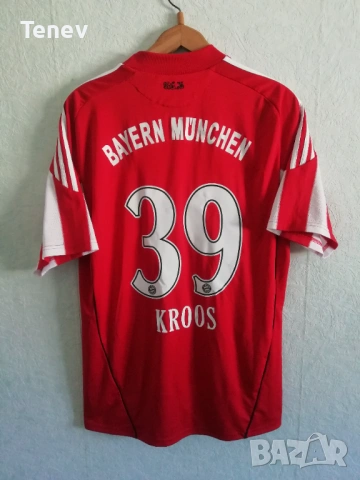 Bayern Munich #39 Toni Kroos Adidas 2010/2011 оригинална тениска фланелка екип Байерн Мюнхен Кроос 