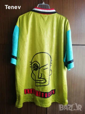 Puma 90s Street Soccer Jersey Football Shirt Vintage оригинална тениска фланелка футболна , снимка 2 - Тениски - 53084232