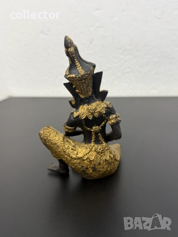 Тайландска бронзова статуетка / фигура на Тепаном. №7751, снимка 3 - Колекции - 52814105