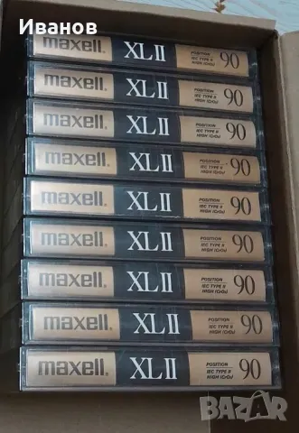 Аудио касети  MAXELL XLII 90 - хром, снимка 1 - Аудио касети - 41284466