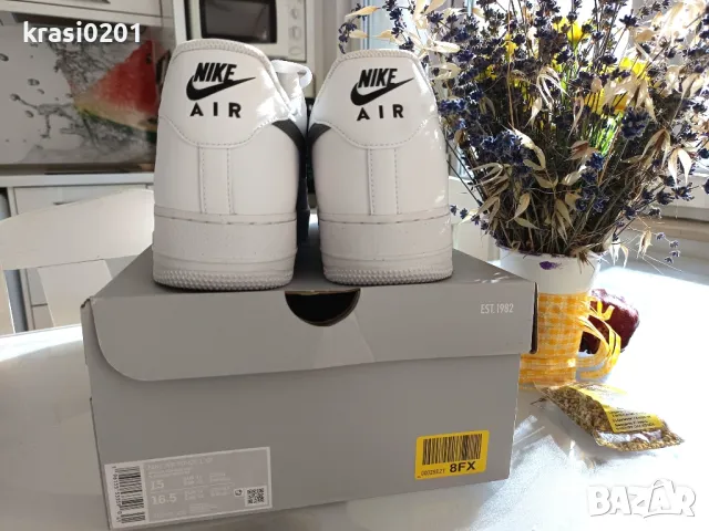 Оригинални маратонки на Nike air force 1! 49.50, естествена кожа, снимка 9 - Маратонки - 48038754