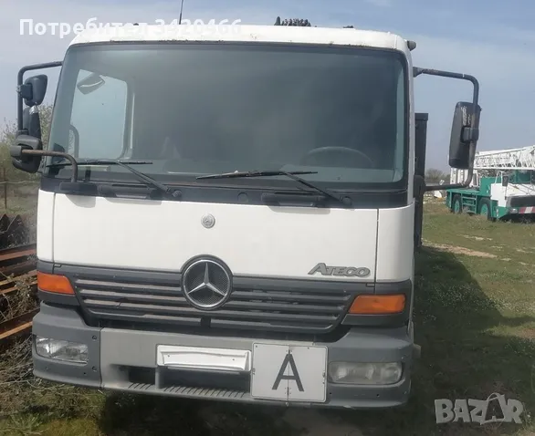 Автокран Mercedes Atego с кран HIAB , снимка 2 - Индустриална техника - 47180624